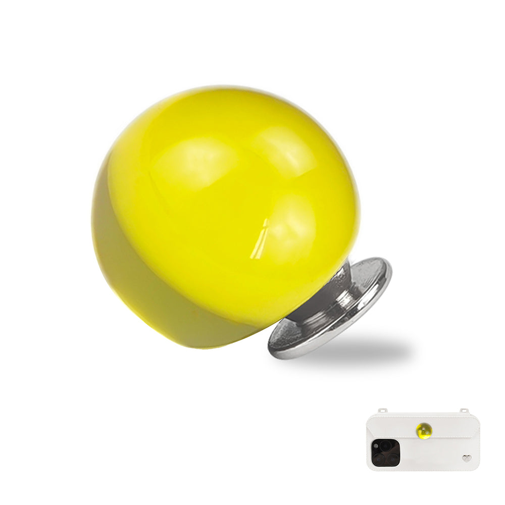 Pursecase Ornament - Transparent Yellow bead - FABULOVE