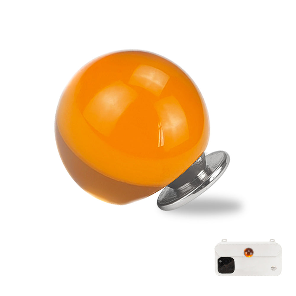 Pursecase Ornament - Transparent Orange bead - FABULOVE