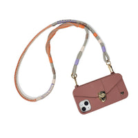 Long Amber Haze strap connecting to FABULOVE phone case ears
