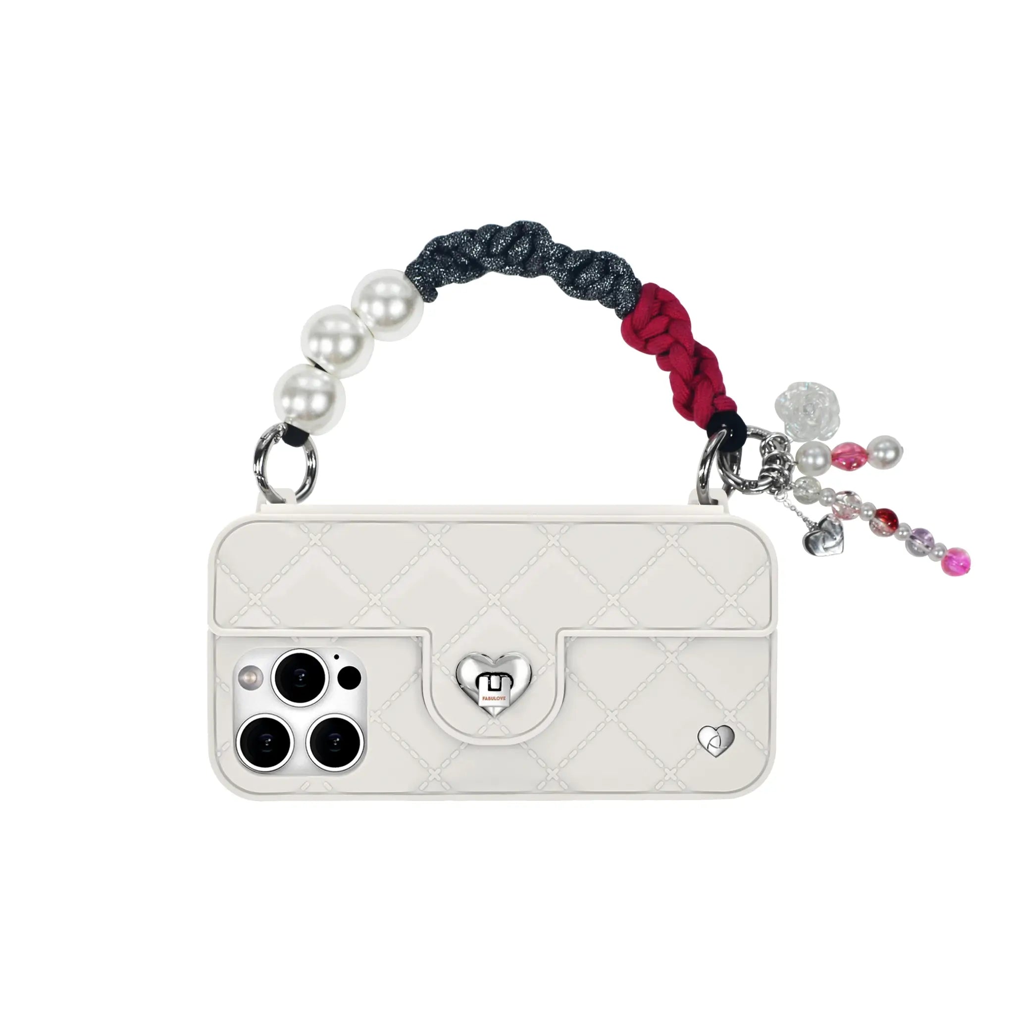 Auren handle attached to FABULOVE case ears as a charm