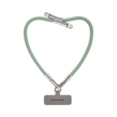 Adjustable Lurex Wristlet With Tiny Bulb - Mint Green