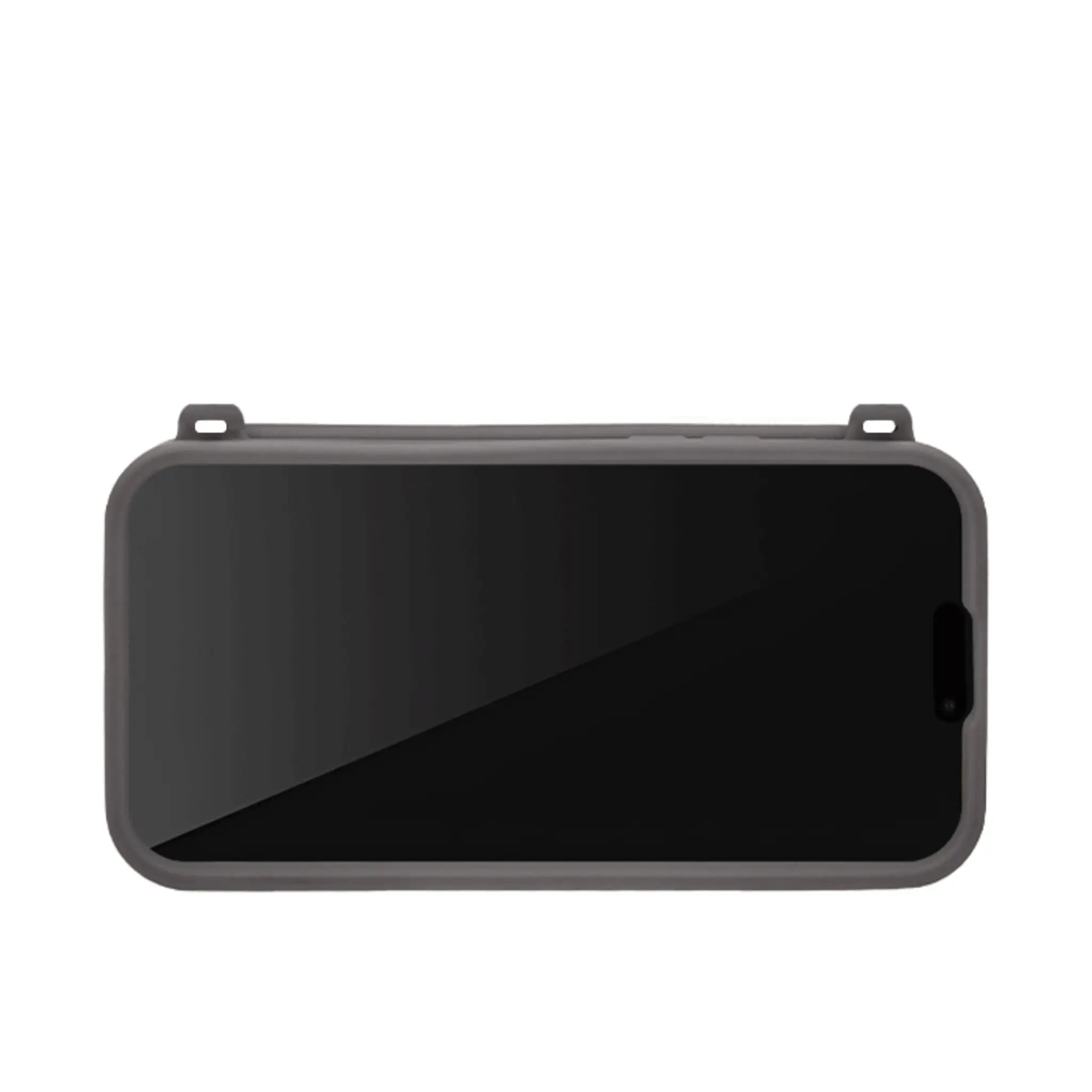 Integrated strap ears on Elephant iPhone purse case