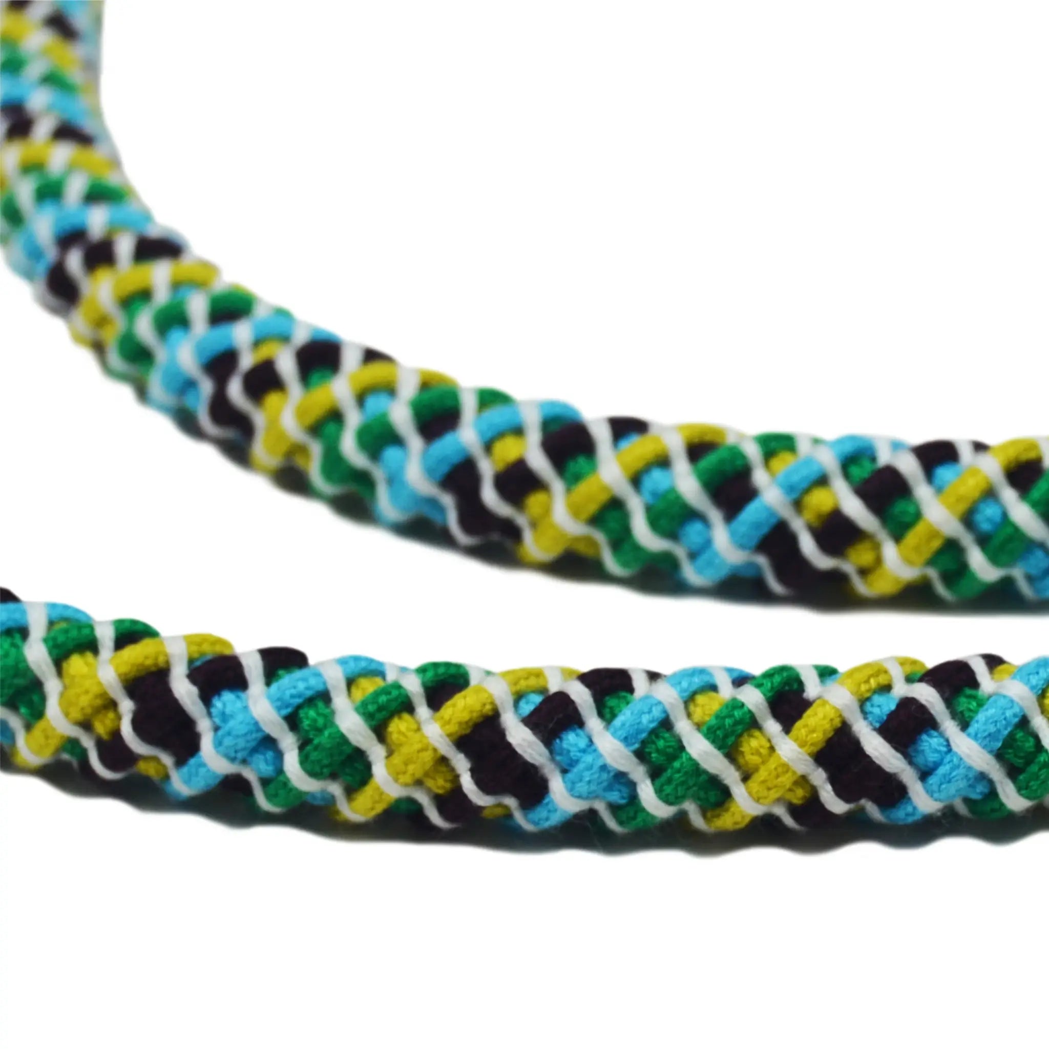 Macro shot of Patagonia's eco-braid texture