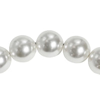 Close-up of pearl beads on handle rope strap, showcasing quality.