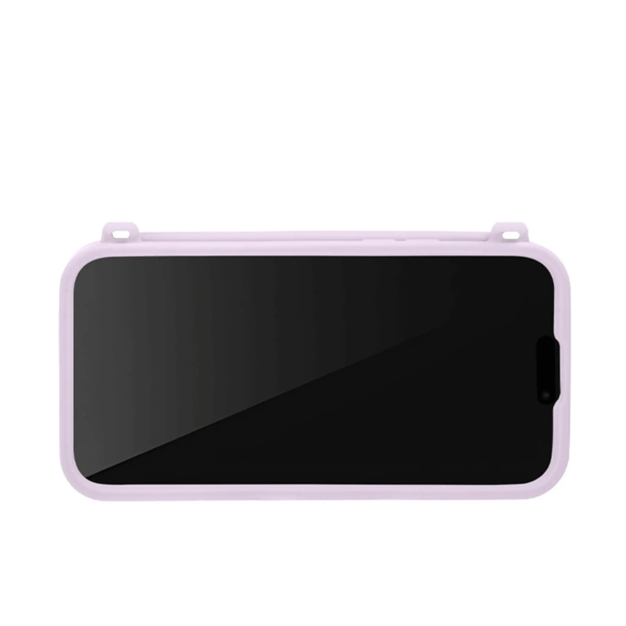 Front view of lilac case on iPhone 13 Pro Max