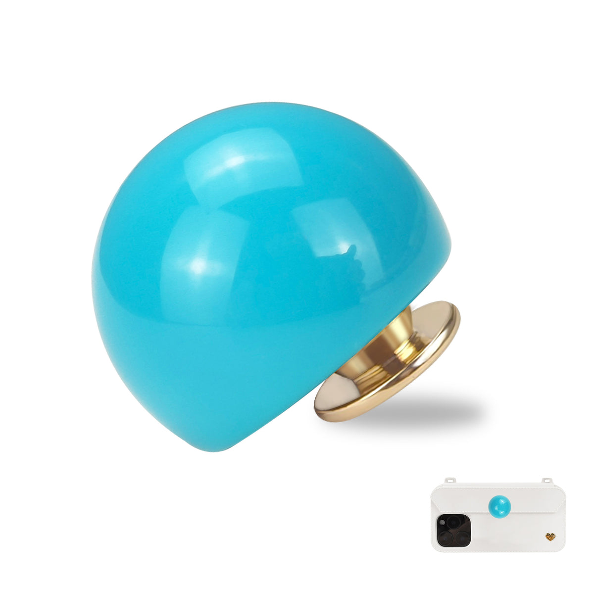 Pursecase Ornament - Blue bead - FABULOVE