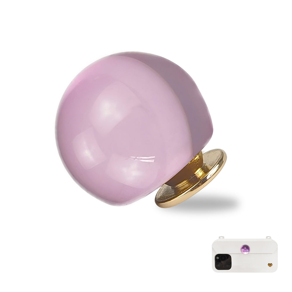 Pursecase Ornament - Transparent Lilac bead - FABULOVE