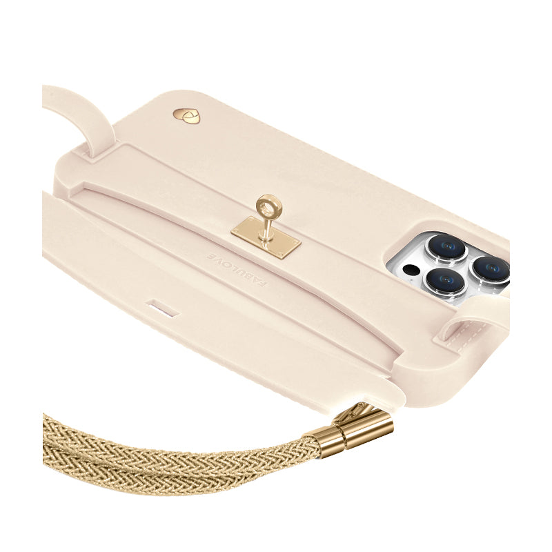 Lumi【Golden Strap + Beige Pursecase】