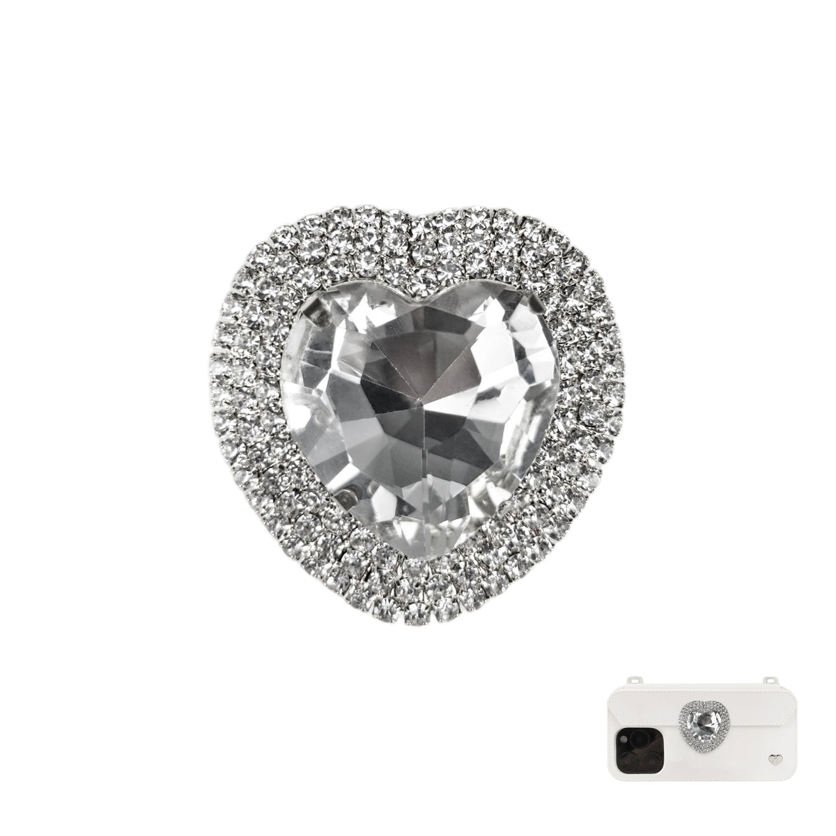 Pursecase Ornament - Diamond Heart