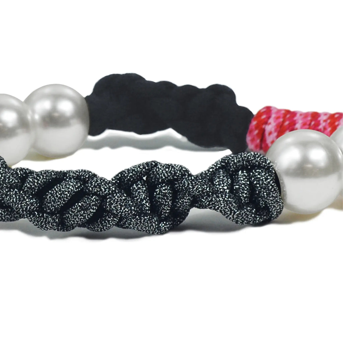 Texture detail of hand-braided Auren TENCEL™ strap