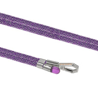 Adjustable Lurex Crossbody Strap With Tiny Bulb - Amethyst Purple