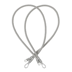 Adjustable Lurex Crossbody Strap With Tiny Bulb - Silver