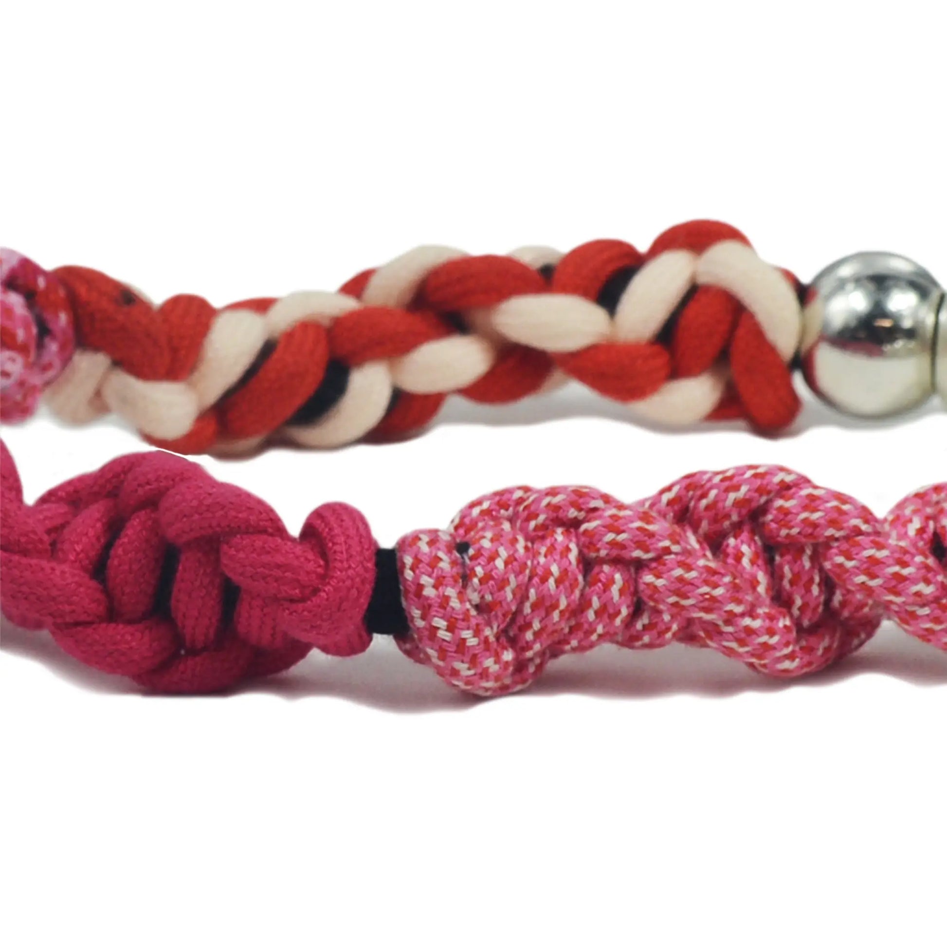 Close-up detail of hand-braided texture on Rhea TENCEL™ strap
