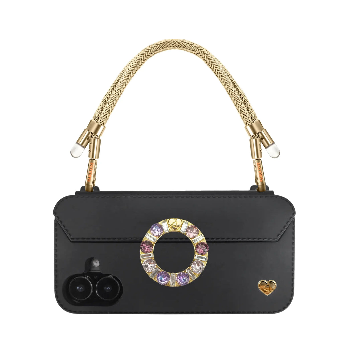 Christmas Special: Adjustable Lurex Wristlet With Tiny Bulb - Golden