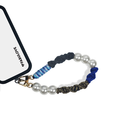 Hades strap attached to phone case charging port using strap card