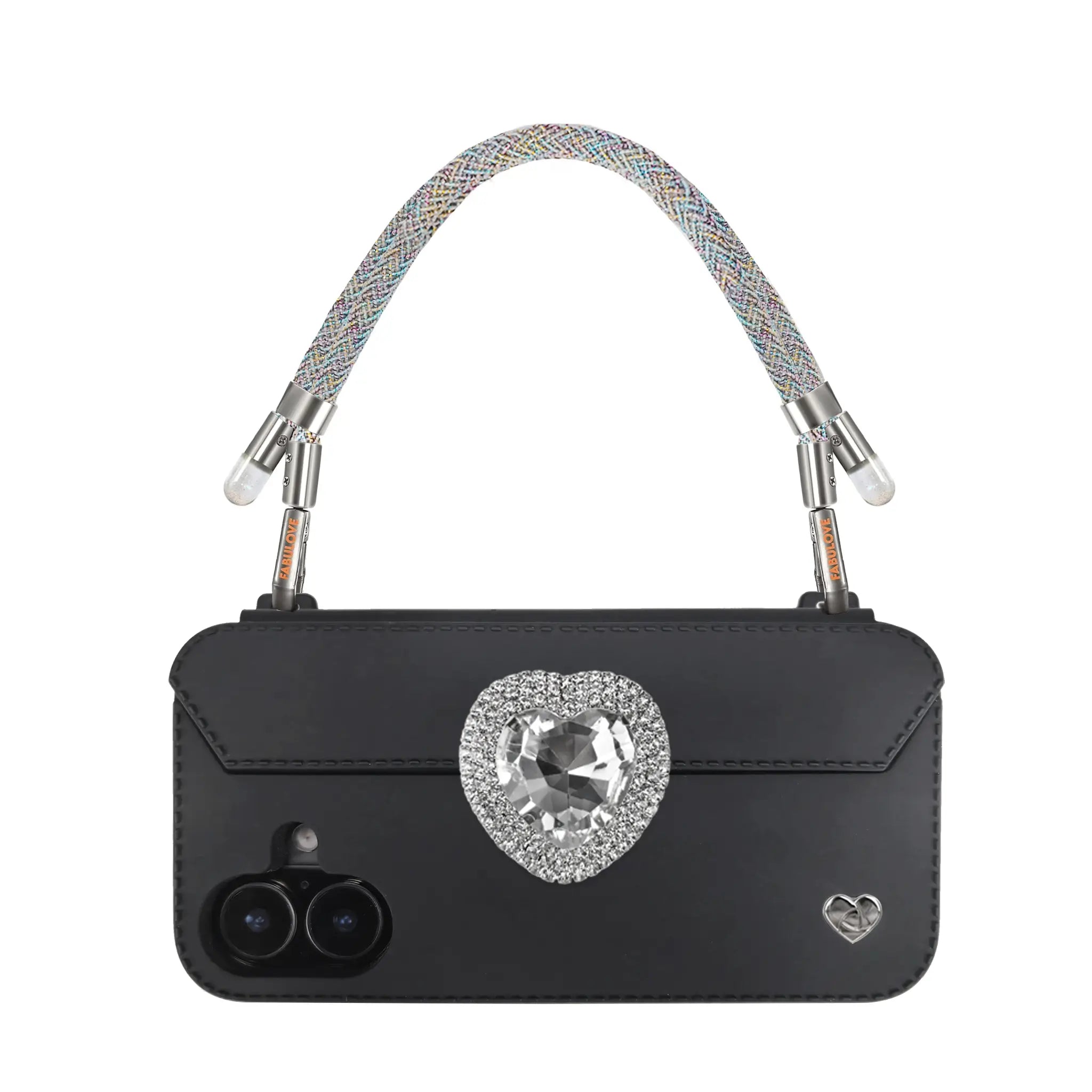 Adjustable Lurex Wristlet With Tiny Bulb - Iridescent