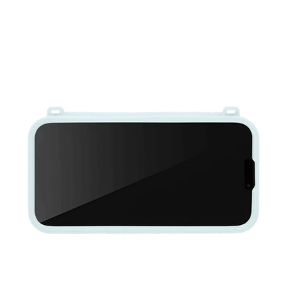 Recycled Silicone iPhone Purse Case with Card Compartment, Mint | LUMI
