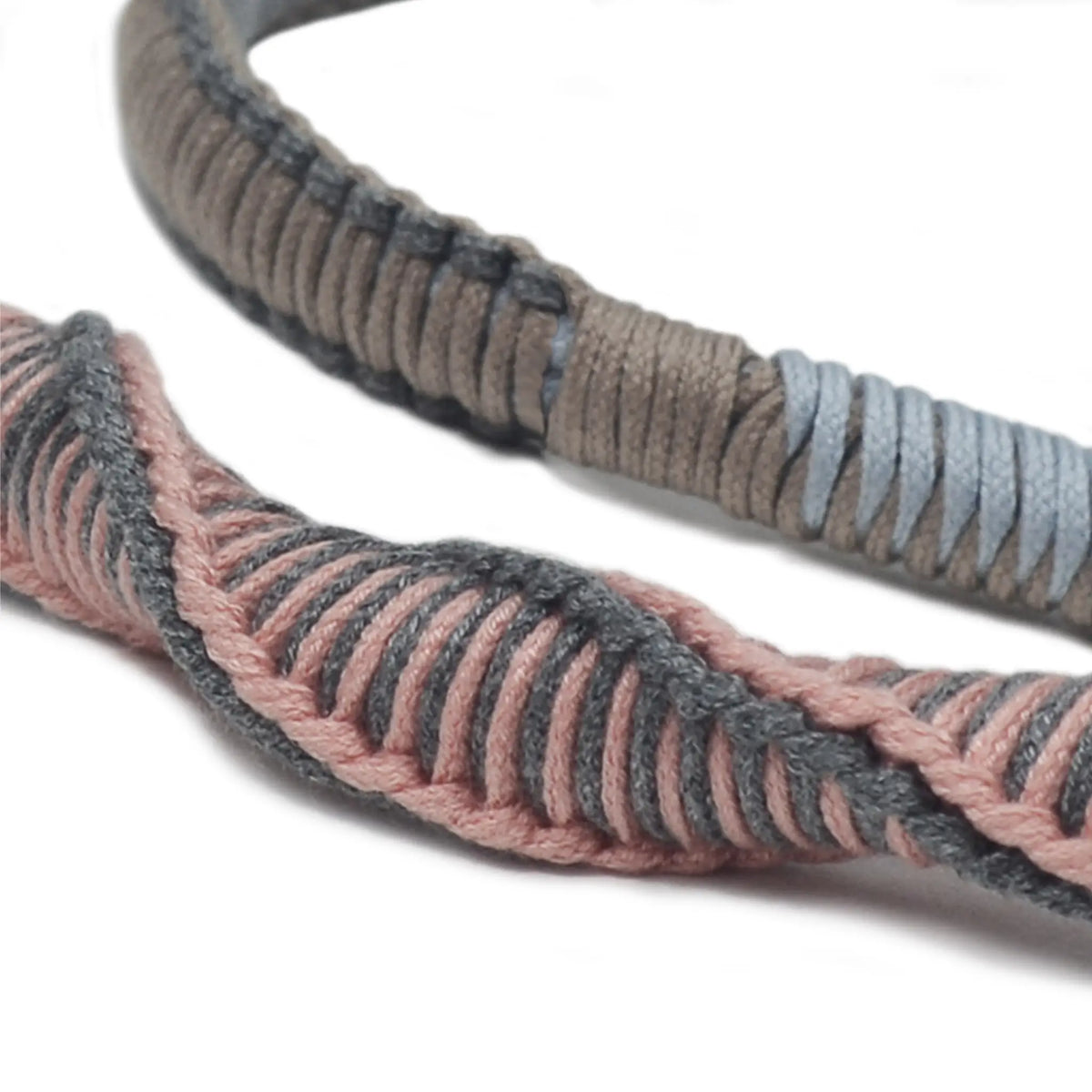 Hand-Braided TENCEL™ Crossbody Strap - Mist Concerto