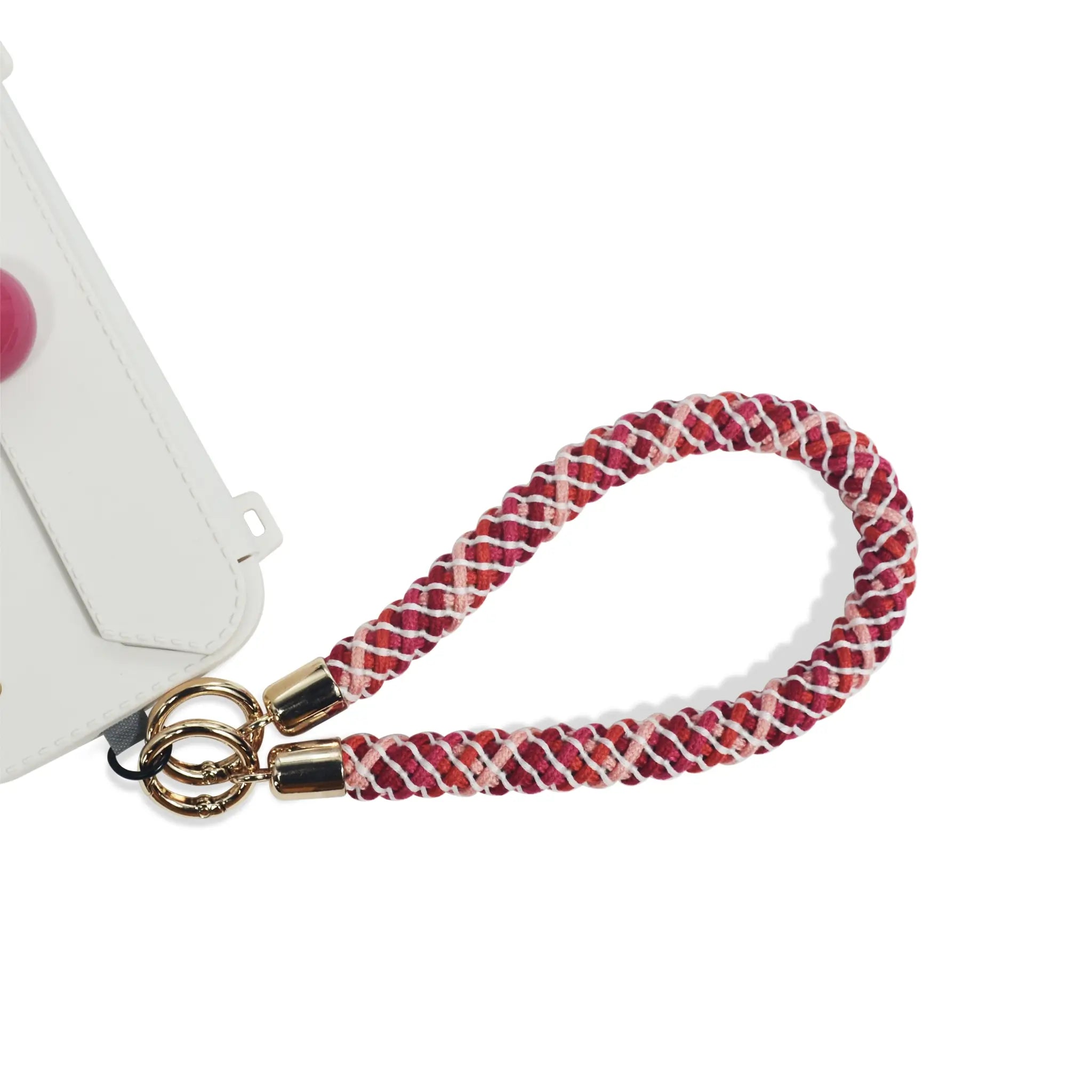 Paris wristlet connected to phone case hardware