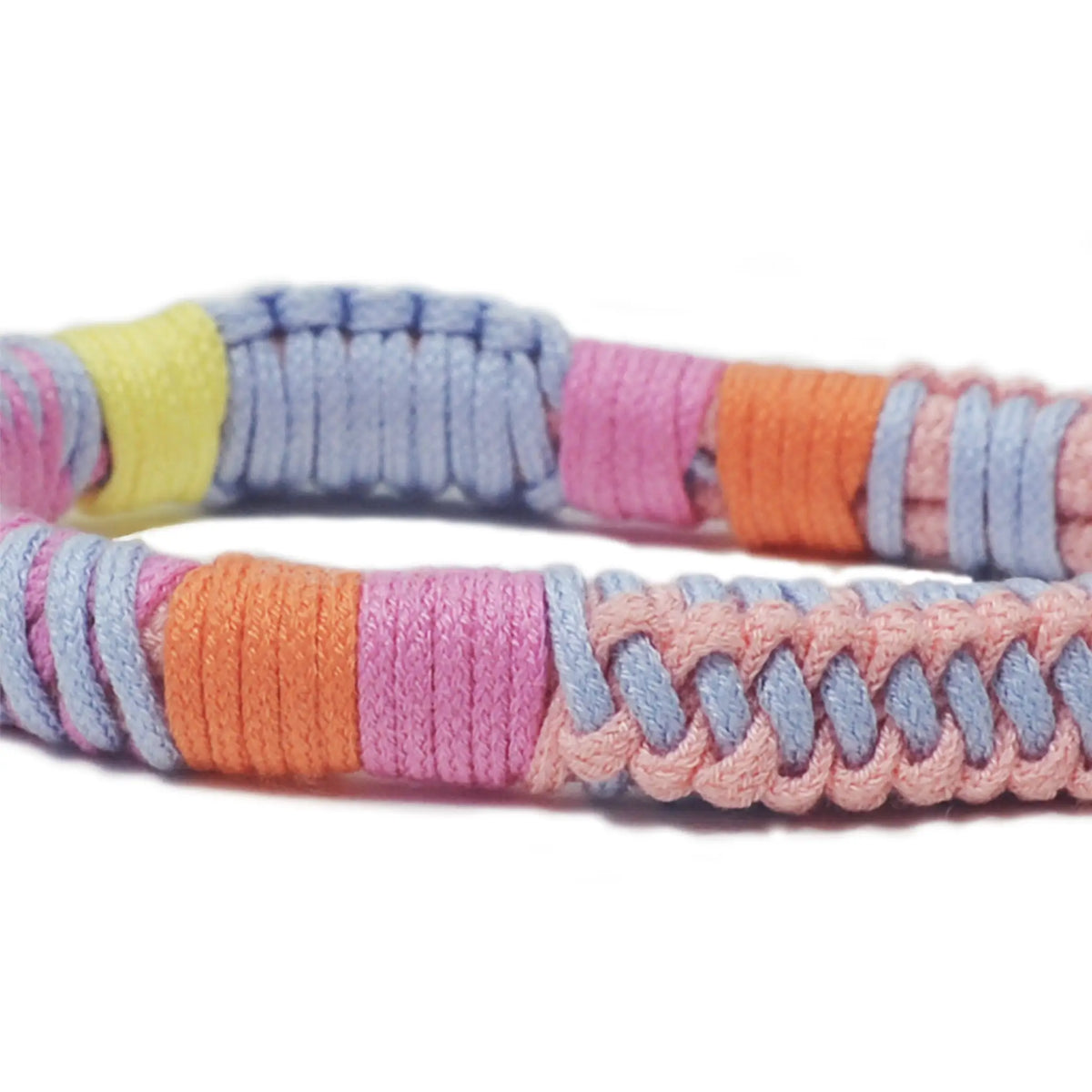 Hand-Braided TENCEL™ Wristlet Strap – Pastel Dream