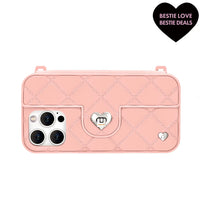 Purse Case: Card Compartment, iPhone 13-15, Flamingo | SOL