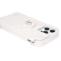 Purse Case: Card Compartment, iPhone 13-15, Snow | SOL