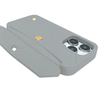 The independent mini wallet open on the Stylebase Etouper Grey phone case, perfect for IDs and cards.