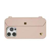 iPhone 16 Purse Case with Golden Accents - Nude | Stylebase